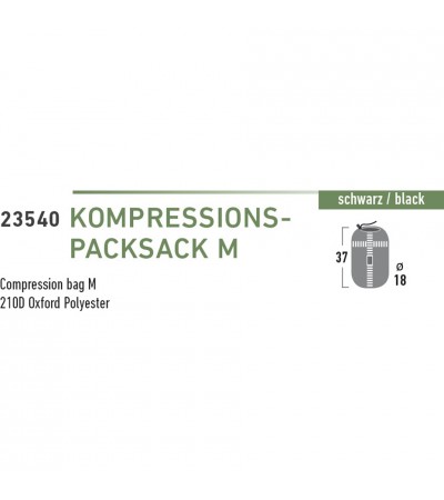 Worek kompresyjny High Peak (37x18cm) roz M 23540