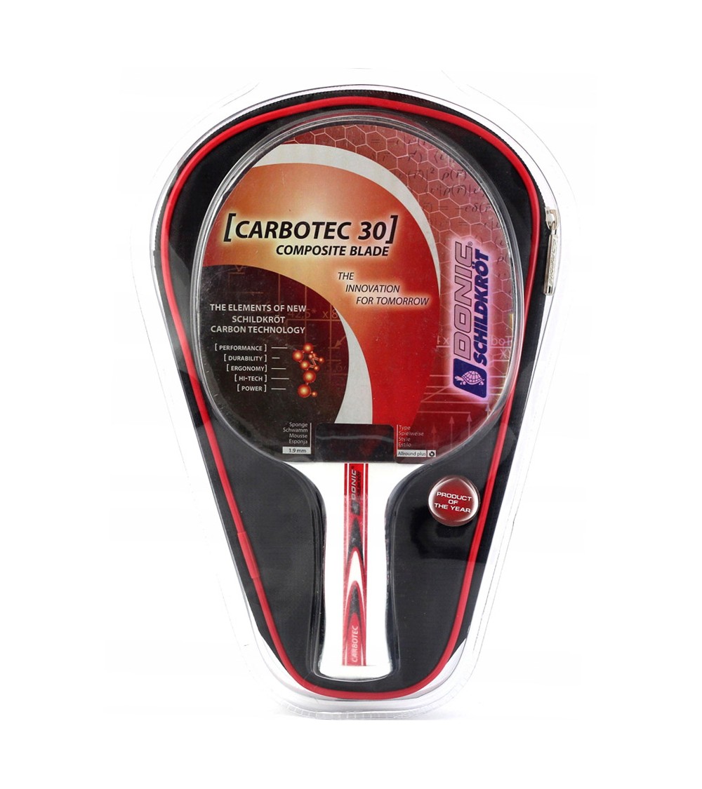 Rakietka do ping ponga Donic Carbotec 30 z pokrowcem 758207