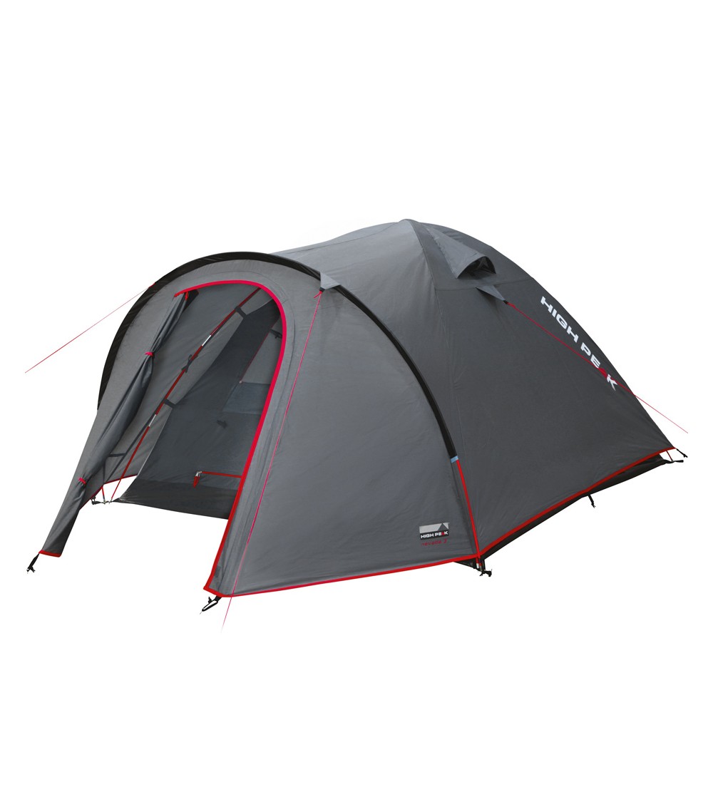 Namiot High Peak Nevada 3 szaro-czerwony 10202
