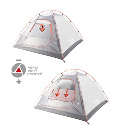 Namiot High Peak Nevada 4 szaro-czerwony 10207