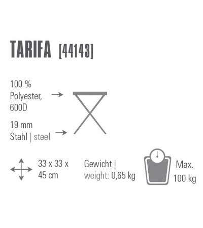 Krzesło-Trójnóg  High Peak Tarifa 44143