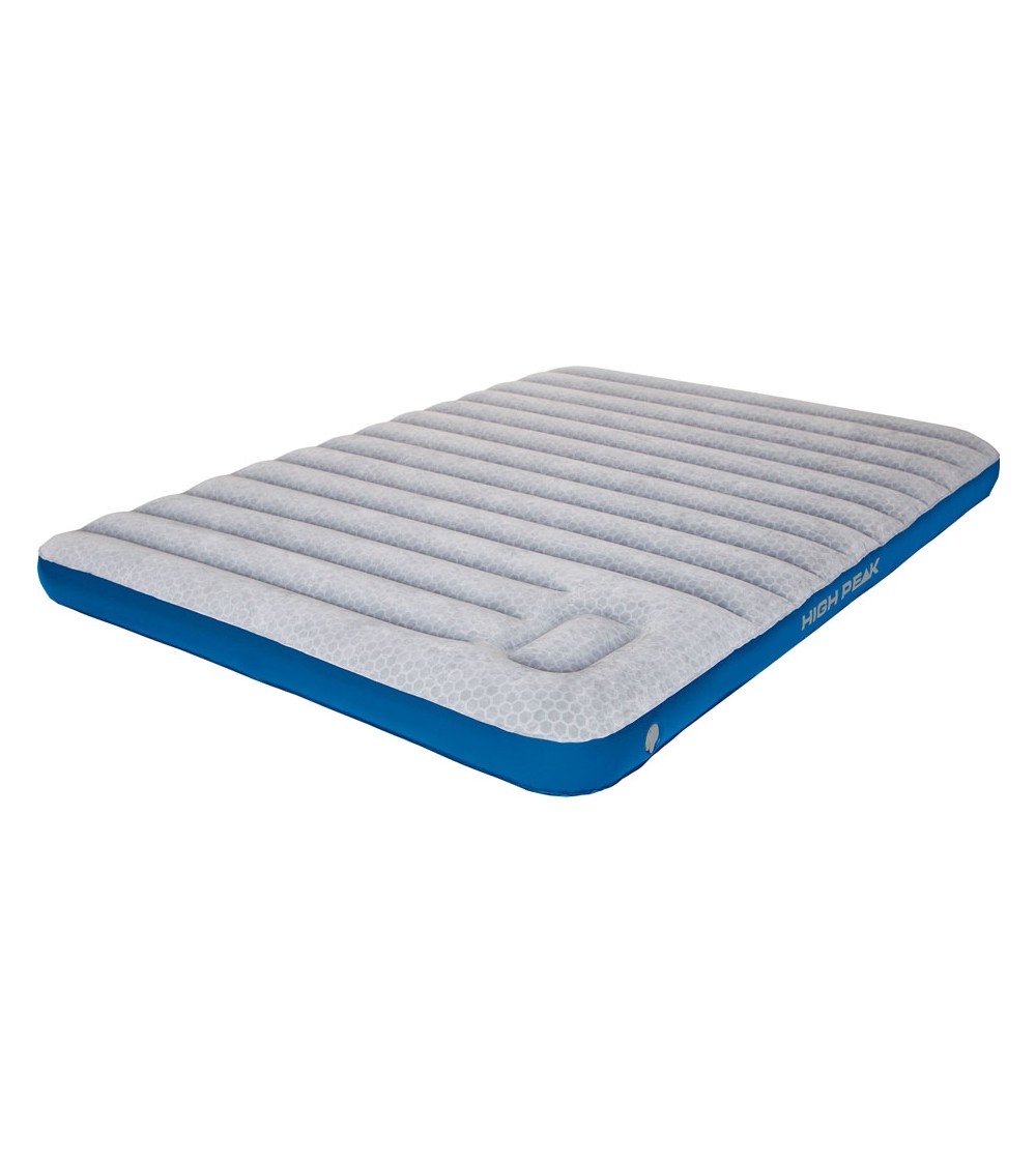 Materac welurowy dwuosobowy High Peak Cross Extra Long szary 40045