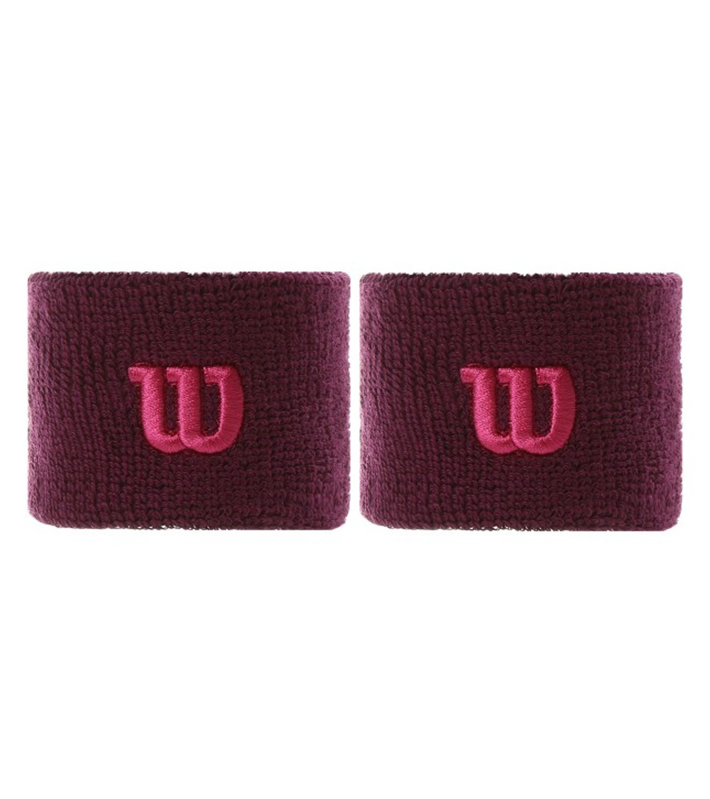 Frotka na rękę Wilson Wristband fioletowe 2szt WR5602012