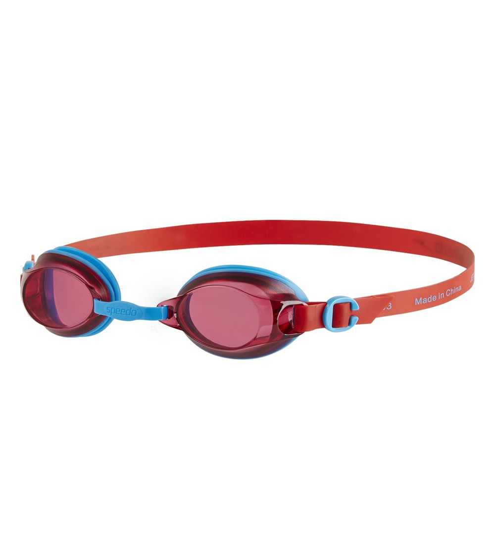 Okulary pływackie Speedo Jet V2 Junior 6-14 niebiesko czerwone 98C106