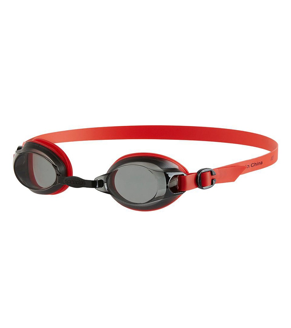 Okulary pływackie Speedo Jet V2 czarno czerwone 97B572