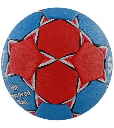 Piłka ręczna Select Match Soft Senior 3 EHF niebiesko czerwona  7163