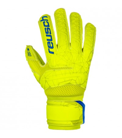 Rękawice bramkarskie Reusch Fit Control SG Extra Finger Support żółte 3970830 583