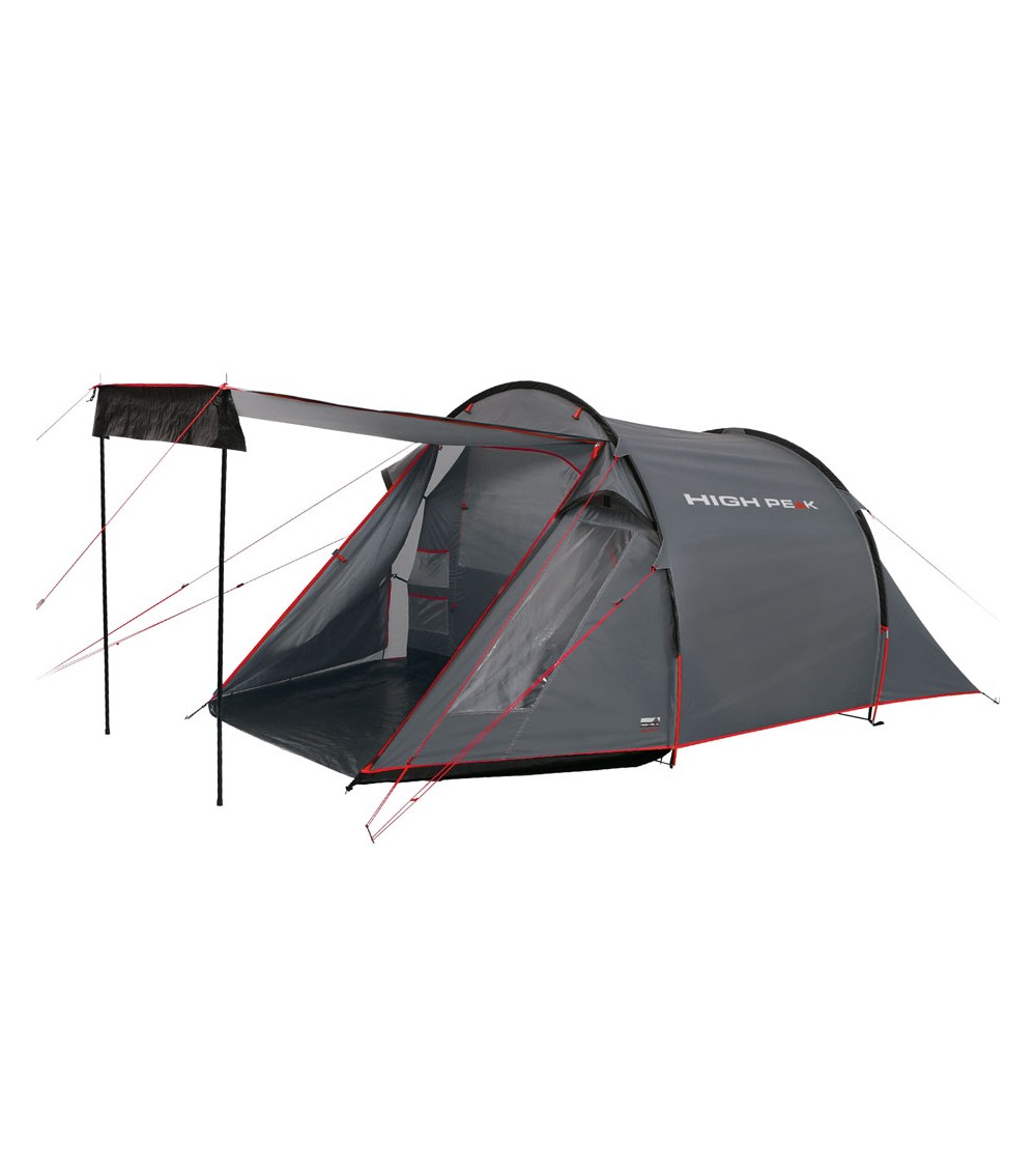 Namiot High Peak Ascoli 3 szaro-czerwony 10250