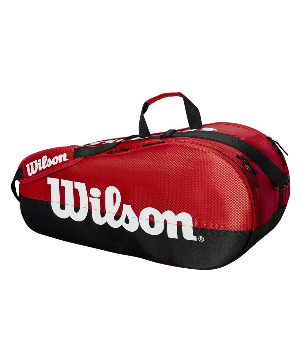 Torba tenisowa Wilson Team 2 Comp BKRD czerwono czarna WRZ857909
