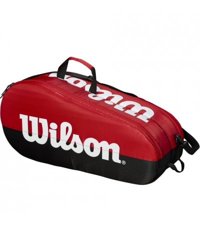 Torba tenisowa Wilson Team 2 Comp BKRD czerwono czarna WRZ857909