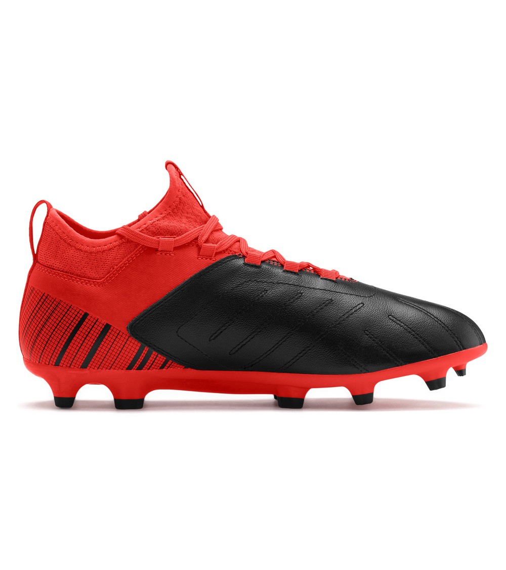 Buty piłkarskie Puma One 5.3 FG AG czerwono-czarne 105604 01