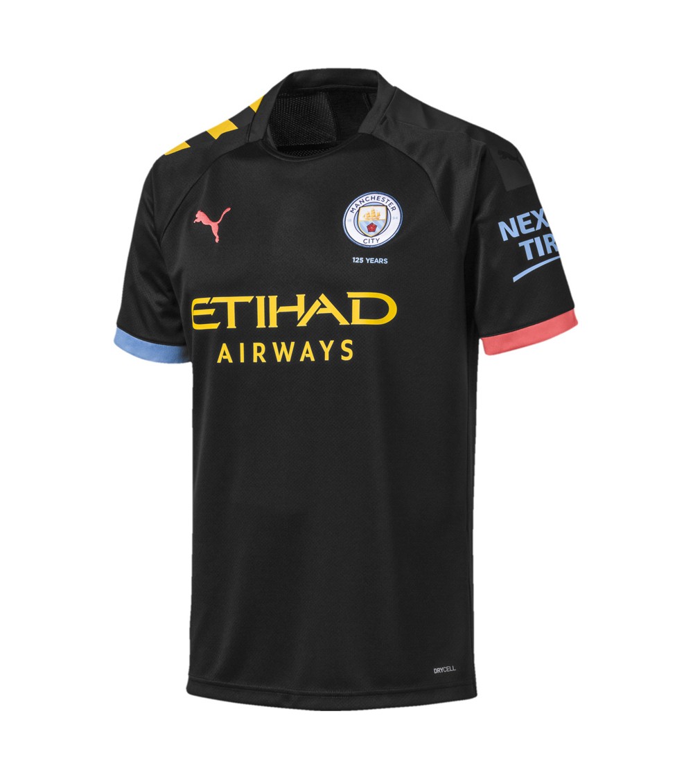 Koszulka męska Puma Manchester City FC Away Replica SS czarna 755590 02
