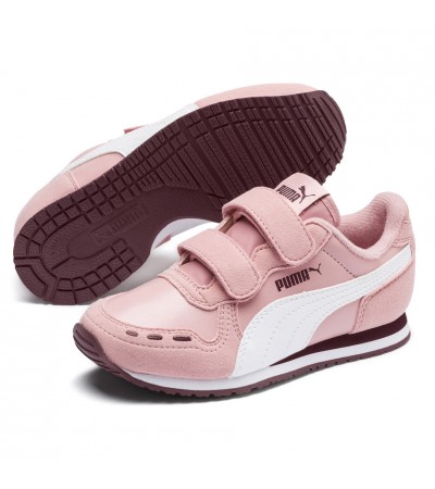 Buty dla dzieci Puma Cabana Racer SL V PS różowe 360732 79