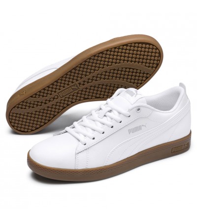 Buty damskie Puma Smash Wns v2 L białe 365208 12