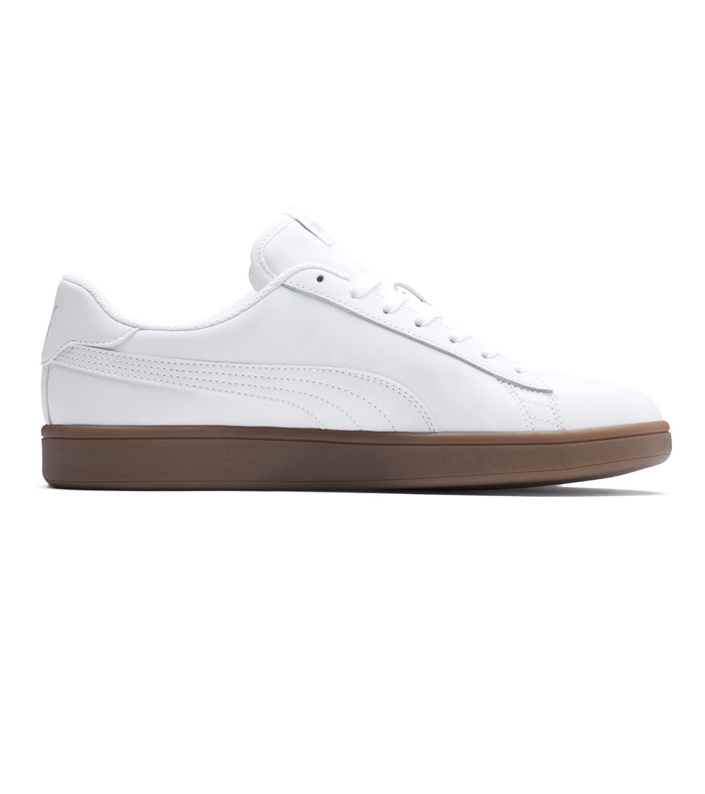Buty męskie Puma Smash v2 L białe 365215 13