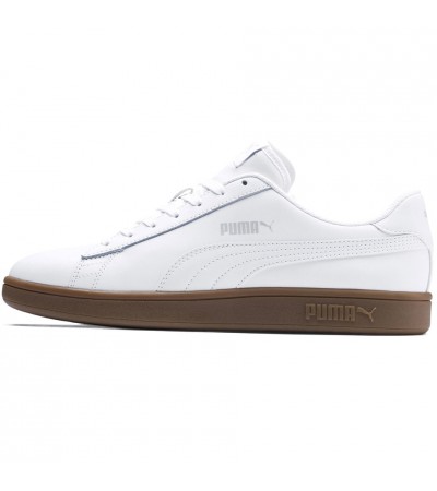Buty męskie Puma Smash v2 L białe 365215 13