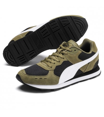 Buty męskie Puma Vista khaki czarne 369365 08