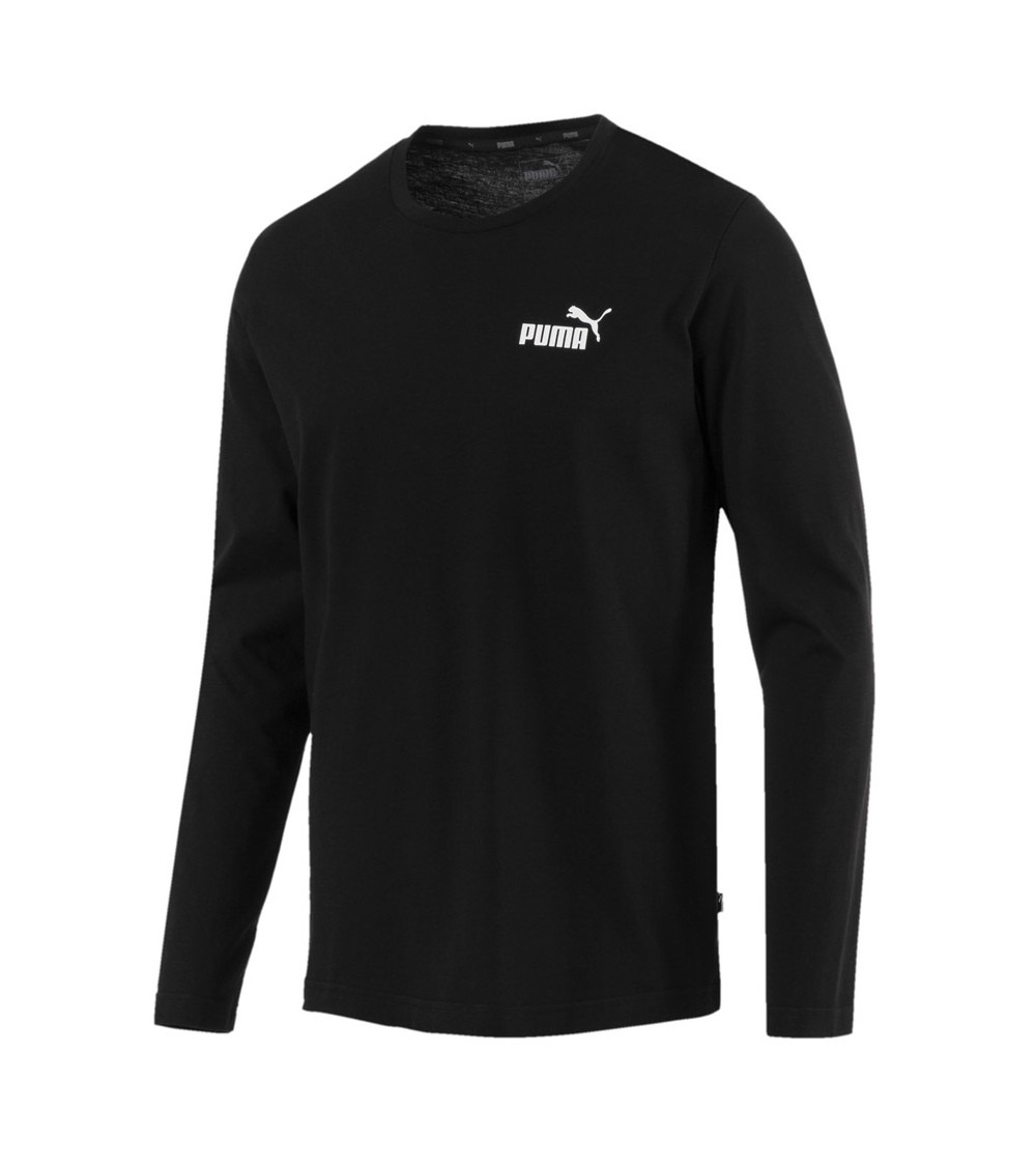 Koszulka męska Puma Essentials No.1 Logo LS Tee czarna 851772 01