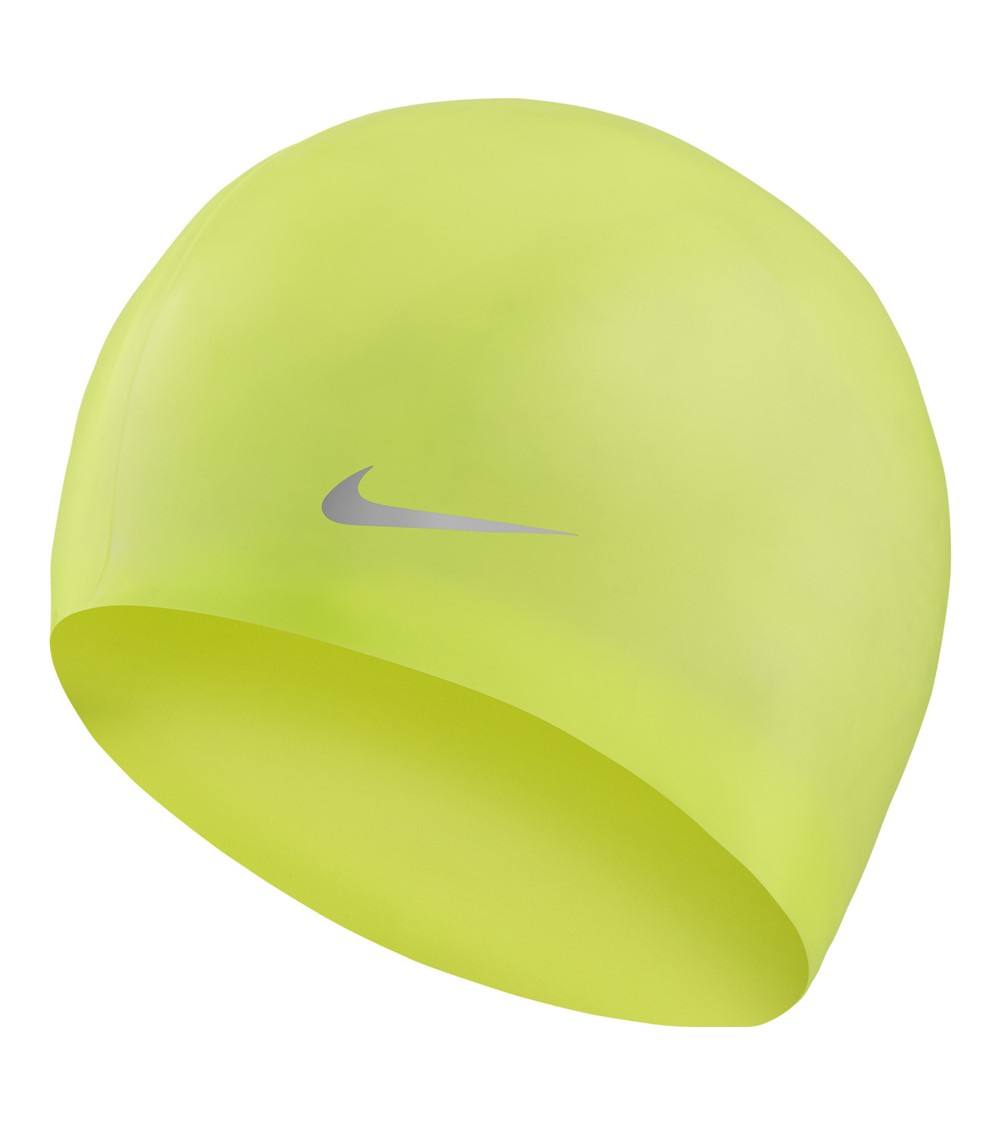 Czepek pływacki Nike Os Solid Junior limonkowy TESS0106-737