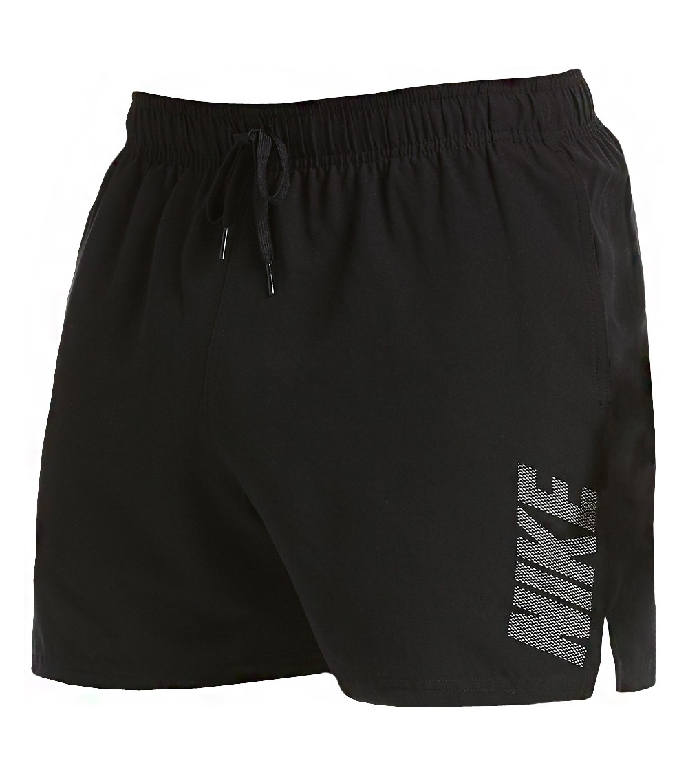 Spodenki kąpielowe męskie Nike Logo Solid czarne NESS9504 001