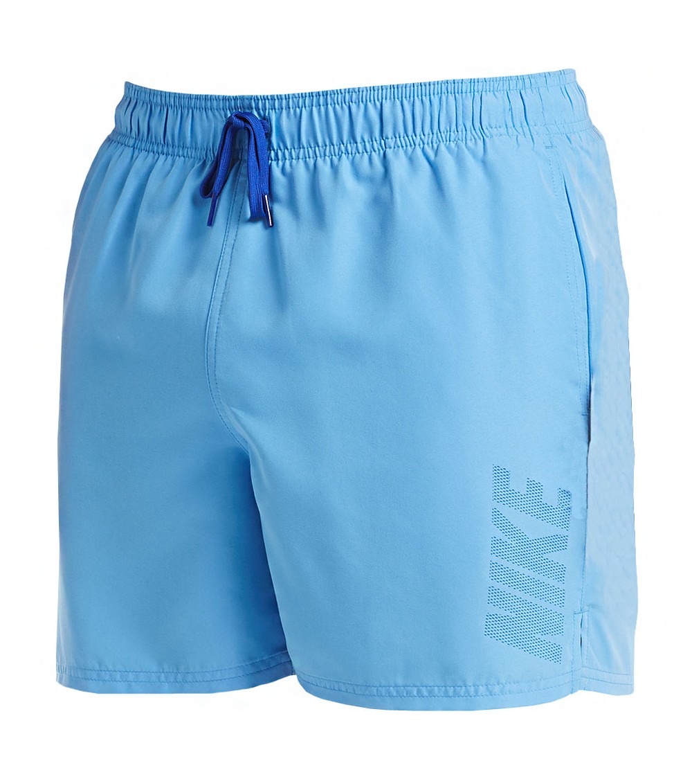Spodenki kąpielowe męskie Nike Logo Solid niebieskie NESS9504 438