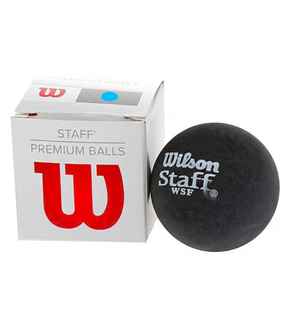 Piłeczka do squasha Wilson Staff Ball BL DOT niebieska kropka WRT617000