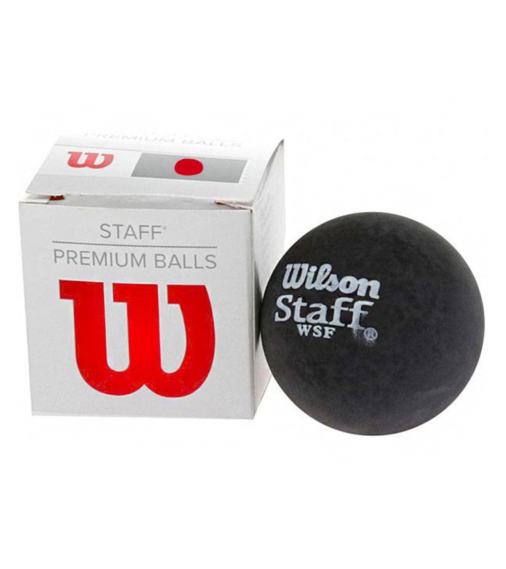 Piłeczka do squasha Wilson Staff Ball Red DOT czerwona kropka WRT617200