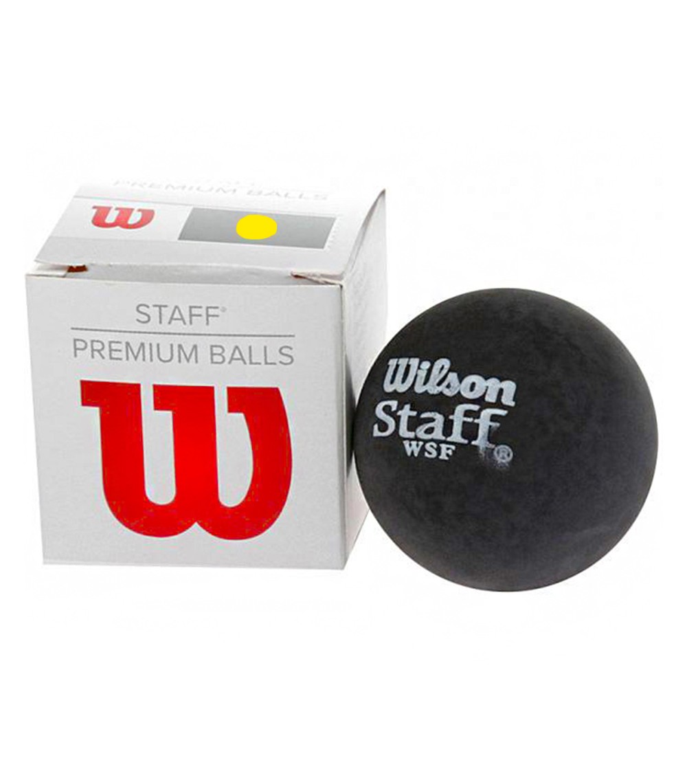 Piłeczka do squasha Wilson Staff Ball Yel Dot żółta kropka WRT617300