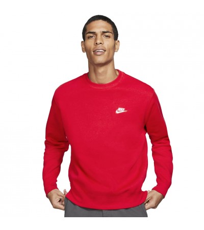 Bluza męska Nike Club Crew BB czerwona BV2662 657