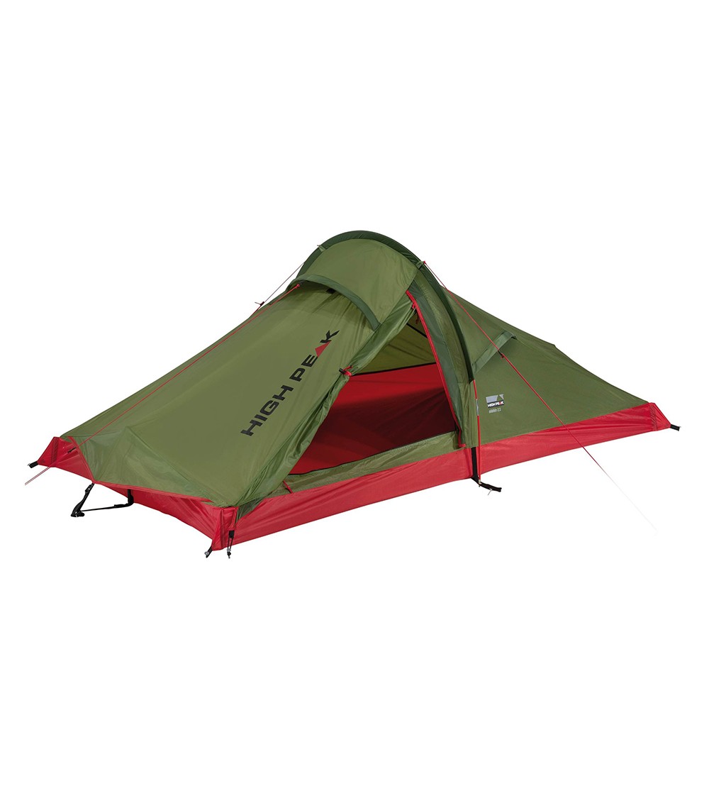 Namiot High Peak Siskin 2 zielono-czerwony 10184