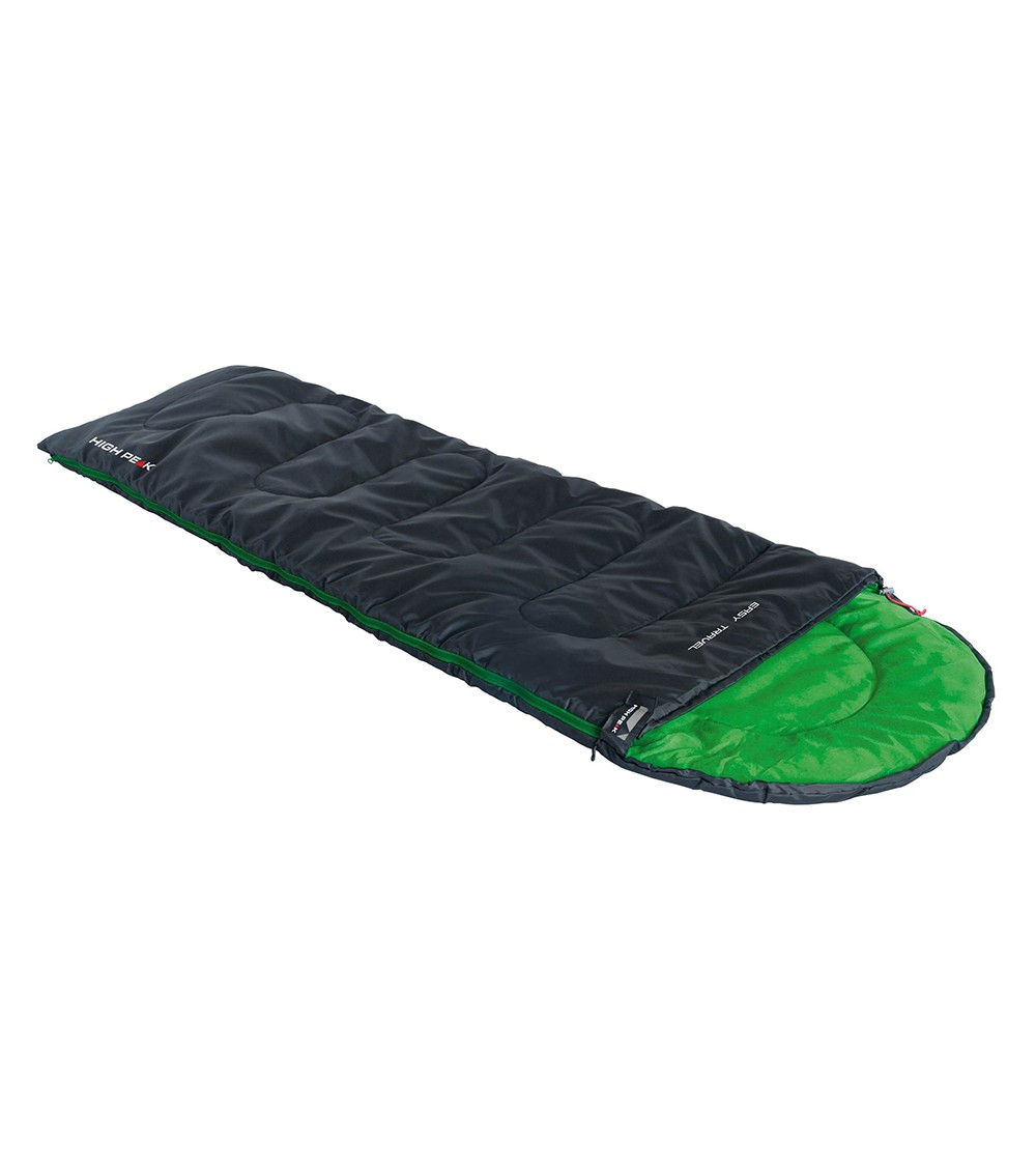 Śpiwór High Peak Easy Travel 220x75x50 ciemnoszaro-zielony 20068
