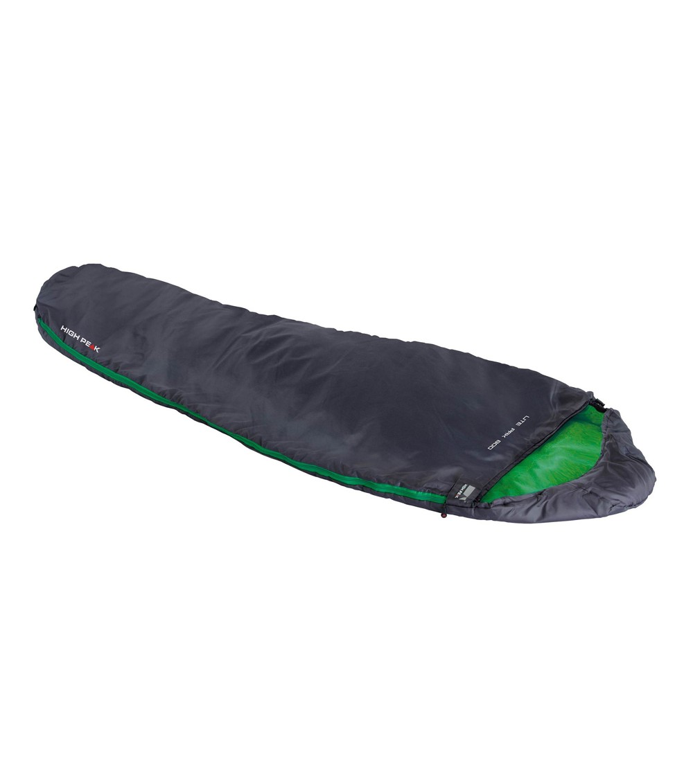 Śpiwór High Peak Easy Lite Pak 800 210x75x50 ciemnoszaro-zielony lewy 23272