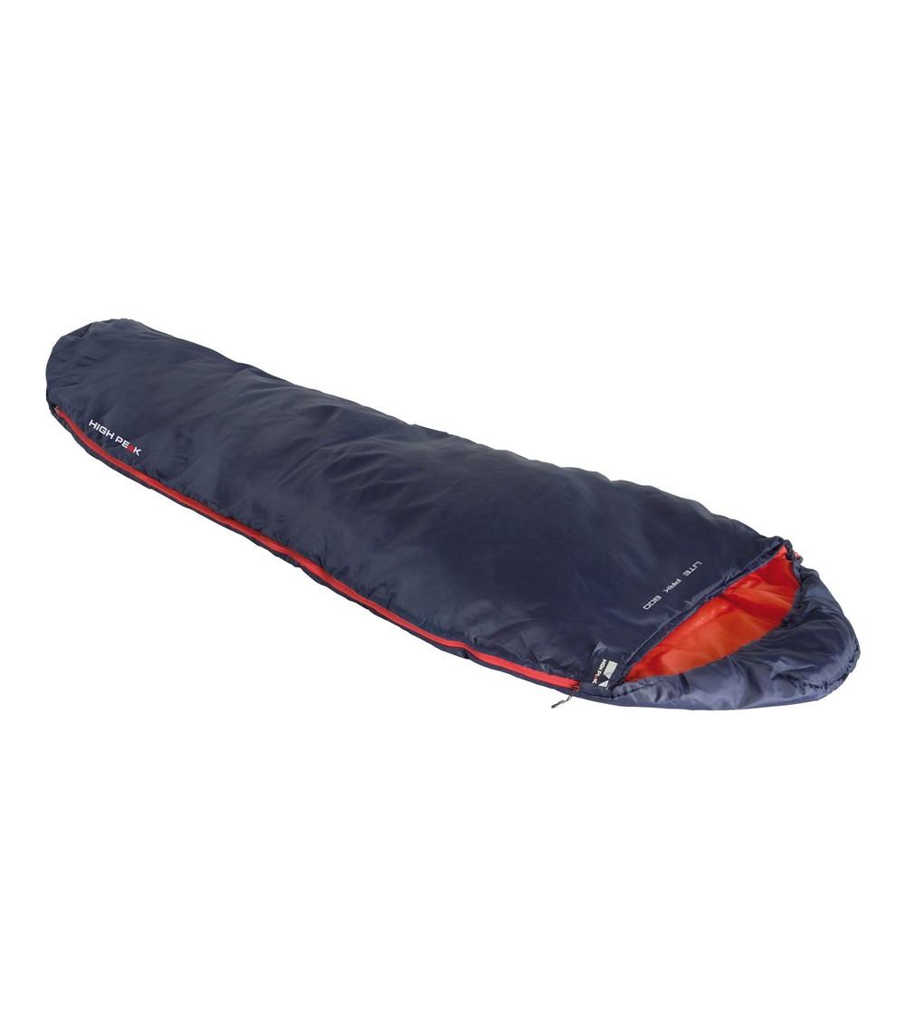 Śpiwór High Peak Easy Lite Pak 800 210x75x50 niebiesko-pomarańczowy lewy 23273