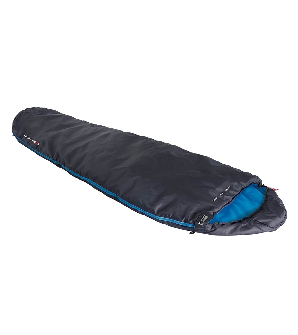 Śpiwór High Peak Easy Lite Pak 1200 225x80x50 ciemnoszaro-niebieski lewy 23277