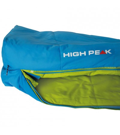 Śpiwór High Peak Hyperion 1L 225x82x52 niebiesko-zielony lewy 23366