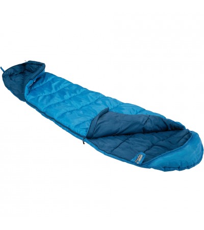 Śpiwór High Peak Trek 2 220x80x50 niebieski lewy 23095