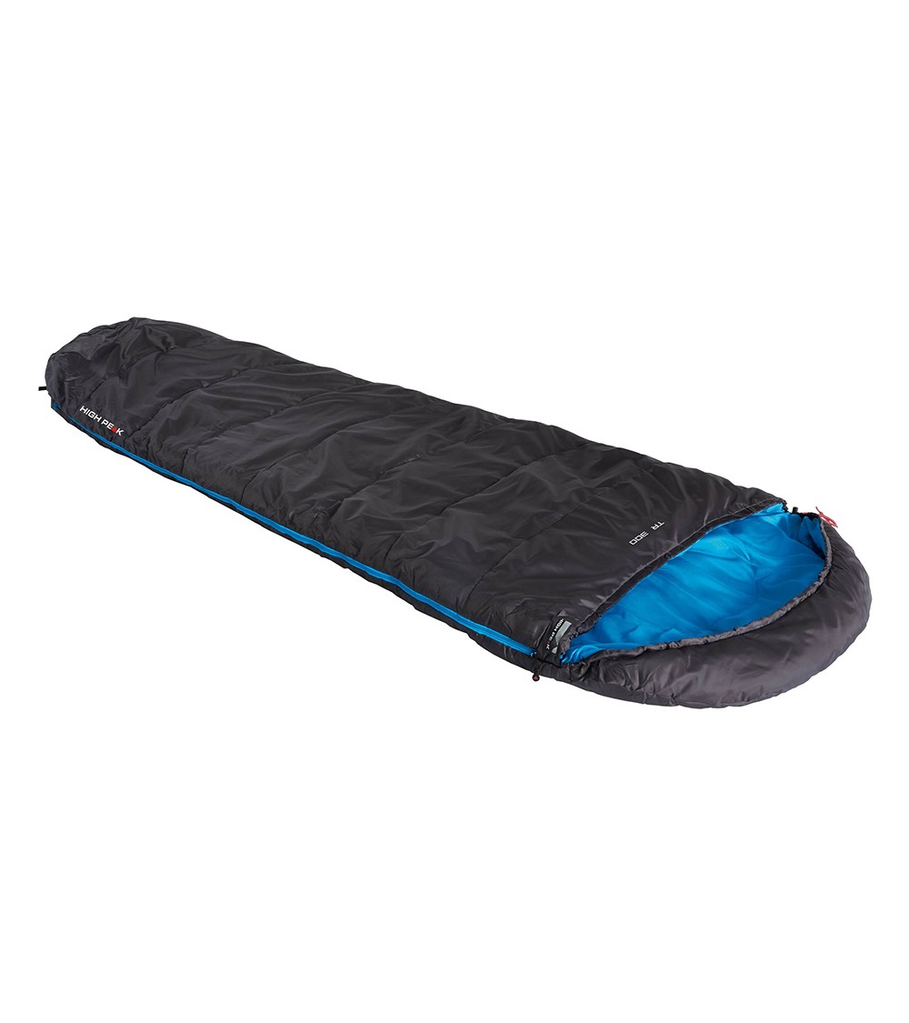 Śpiwór High Peak TR 300 230x85x55 ciemnoszaro-niebieski lewy 23063