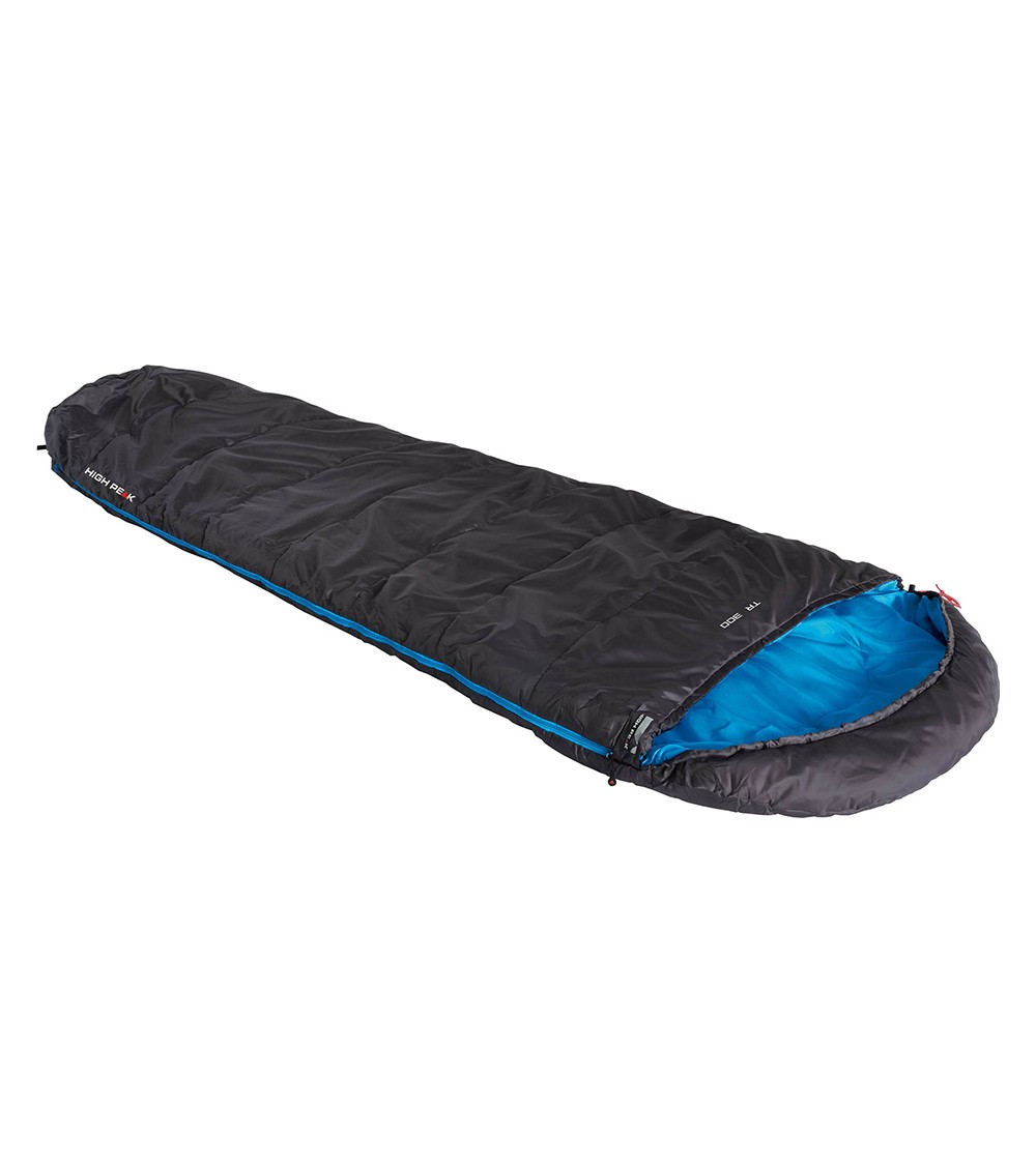 Śpiwór High Peak TR 300 230x85x55 ciemnoszaro-niebieski prawy 23065