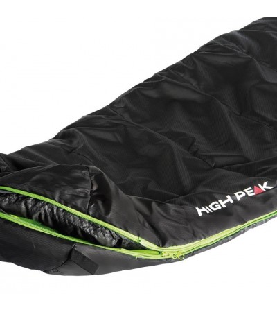 Śpiwór High Peak Black Arrow 220x80x50 ciemnoszaro-zielony 23059
