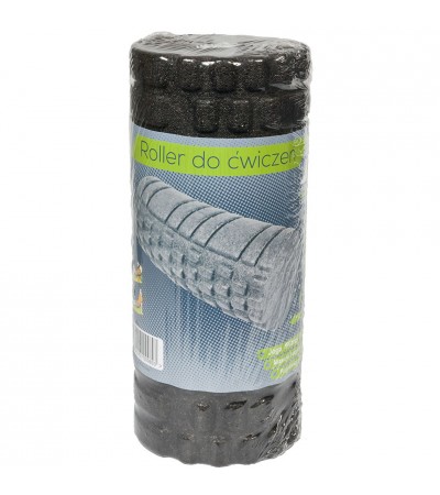 Wałek do masażu EB FIT czarny 1009803