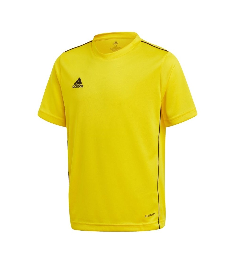 Koszulka dla dzieci adidas Core 18 Training Jersey żółta FS1906