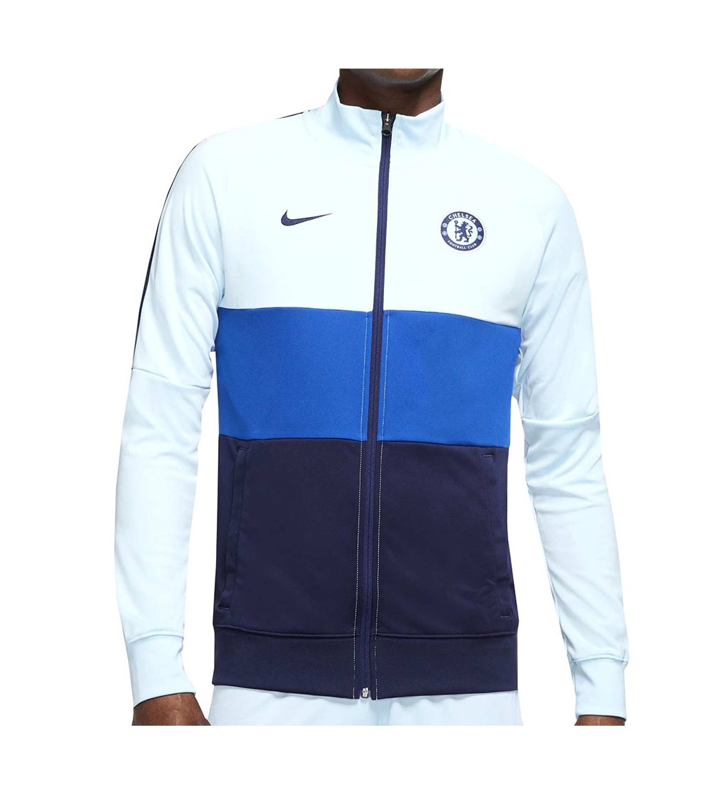 Bluza męska Nike Anthem Chelsea FC biało-niebiesko-granatowa CI9234 496