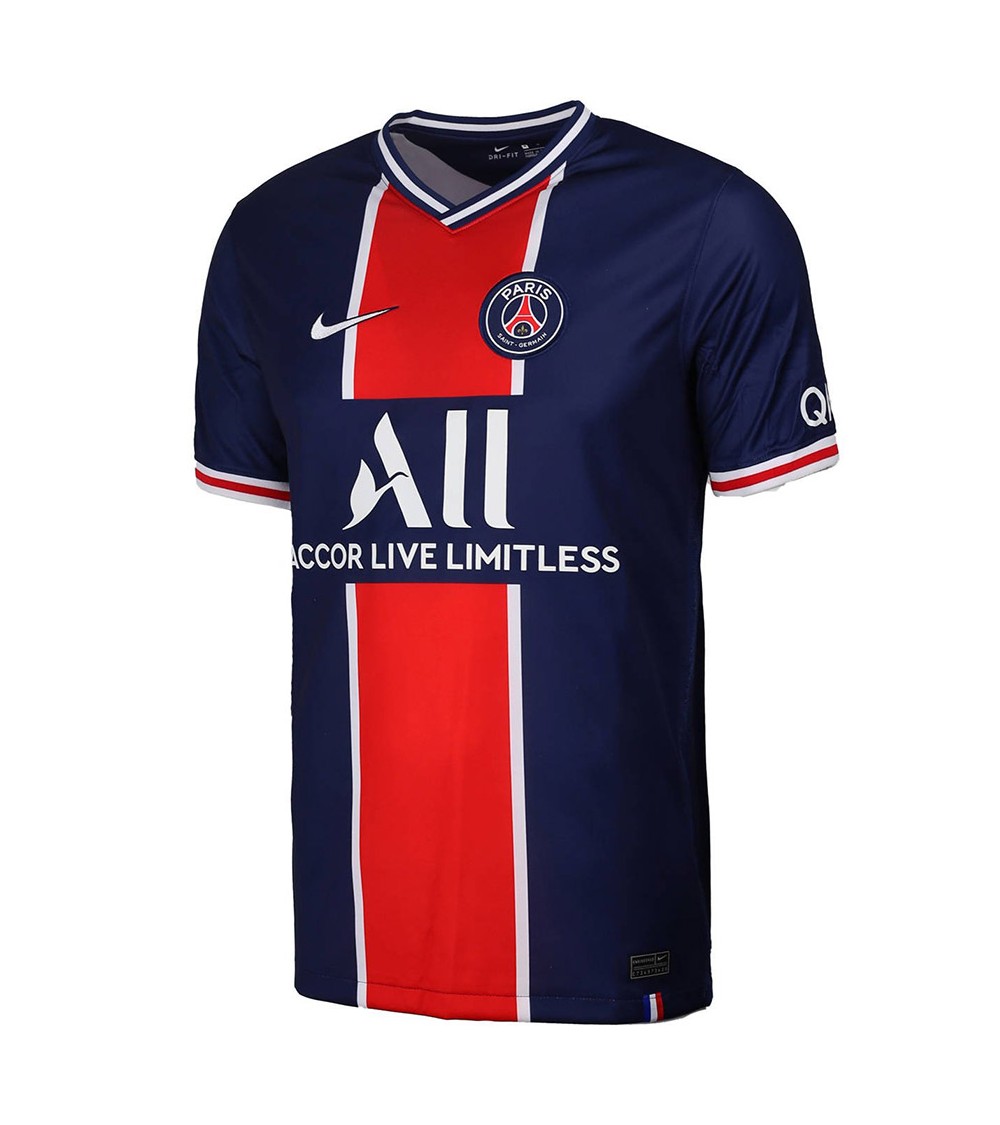 Koszulka męska Nike PSG BRT Stadium JSY SS Home granatowa CD4242 411