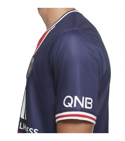 Koszulka męska Nike PSG BRT Stadium JSY SS Home granatowa CD4242 411