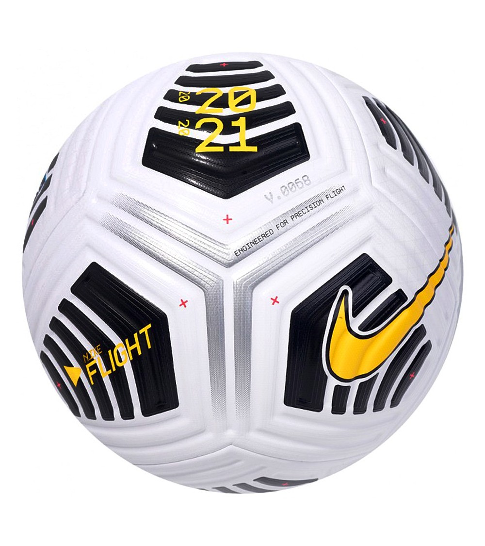 Piłka nożna Nike Russian Premier League Flight biało-czarno-żółta CQ7328 100