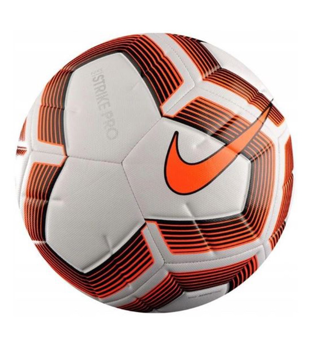 Piłka nożna Nike Strike Pro Team biało-pomarańczowa SC3936 101