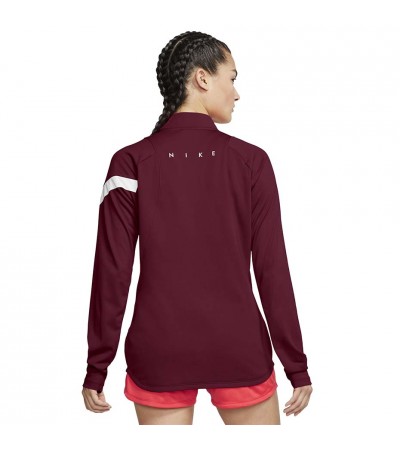 Bluza damska Nike Nk Df Academy Dril Top bordowa BV6930 638