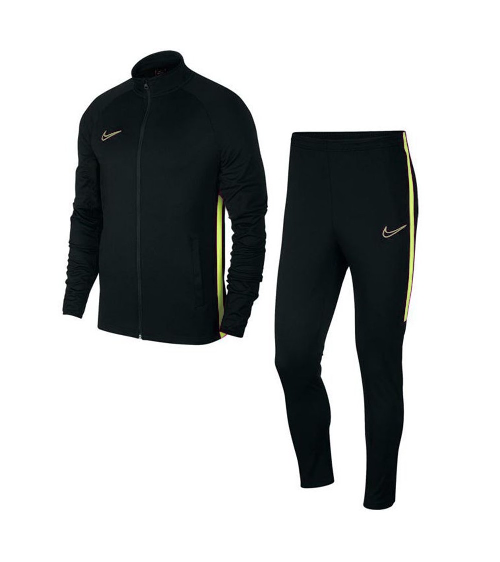 Dres męski Nike Dri-FIT Academy Tracksuit czarno-zielony AO0053 017