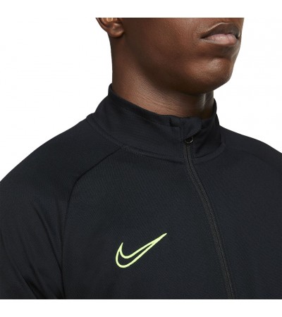 Dres męski Nike Dri-FIT Academy Tracksuit czarno-zielony AO0053 017