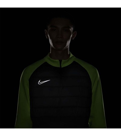 Bluza męska Nike Dry Pad Acd Dril Top Ww czarno-zielona BQ7473 013